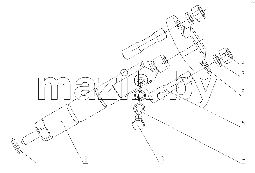  J3400-1112000/04 Injector Assembly