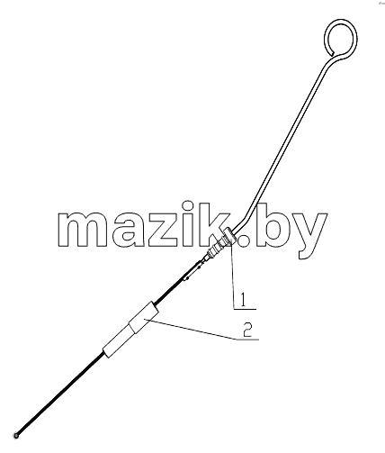  630-1002080/02 Oil Dipstick Assembly