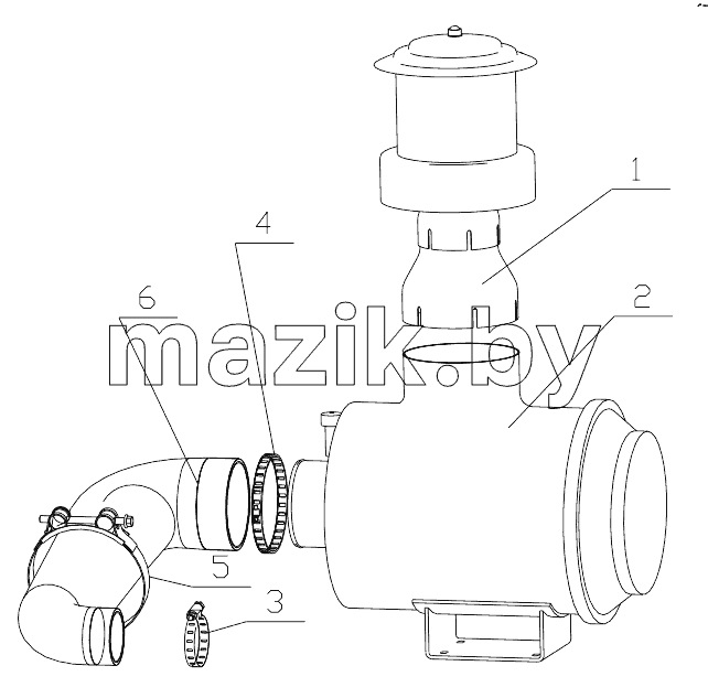  J80GN-1109000/01 Air Cleaner Assembly