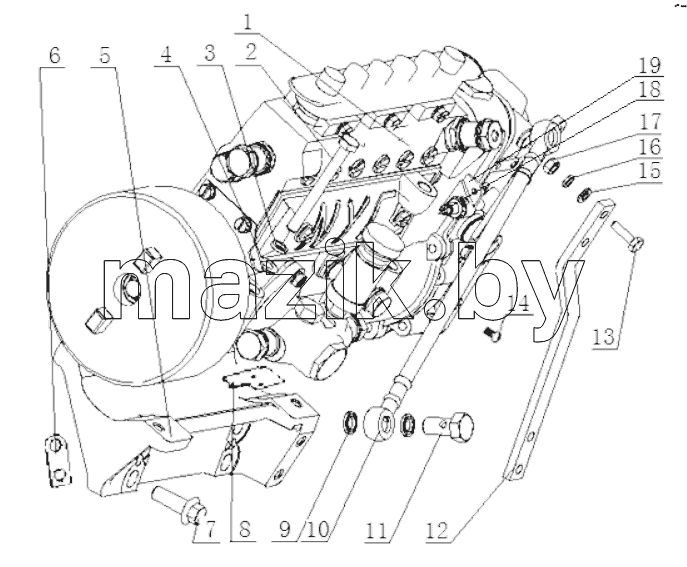  J8000-1111000/05 Injection Pump Assembly