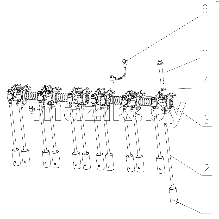  J3C00-1007000/01 Valve Train System Assembly