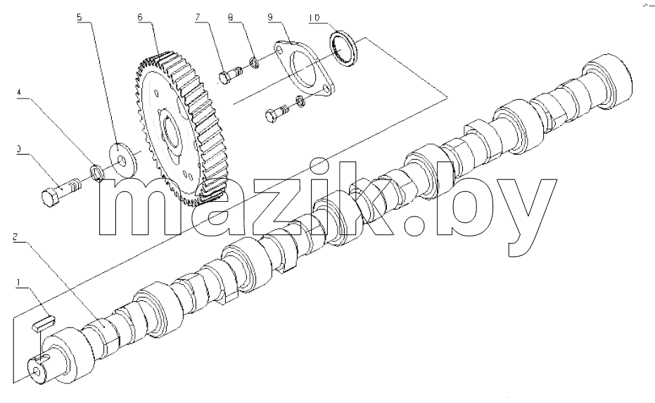  J3C00-1006000/01 Camshaft Assembly