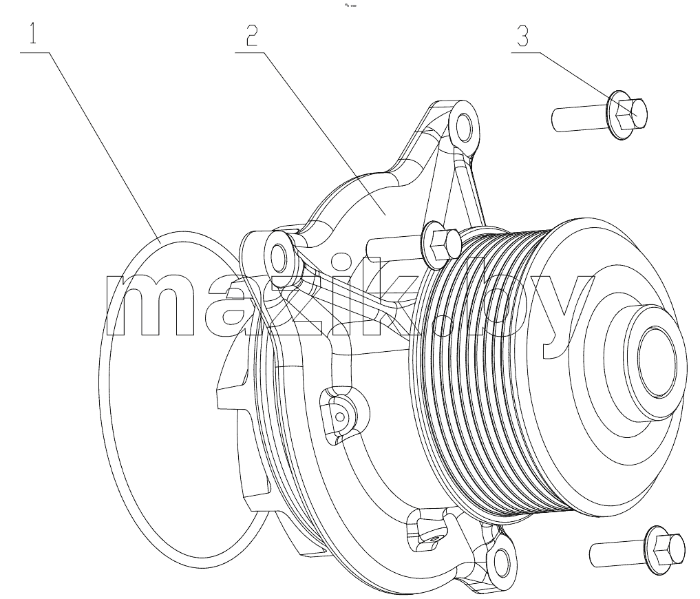  K6000-1307000 Water Pump Assembly
