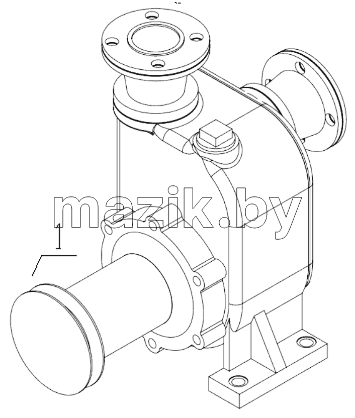  KNB00-1315000 Sea water pump assembly