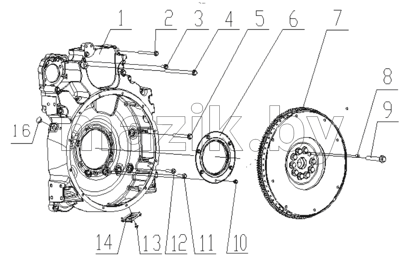  K7301-1600000 Power Output Assembly