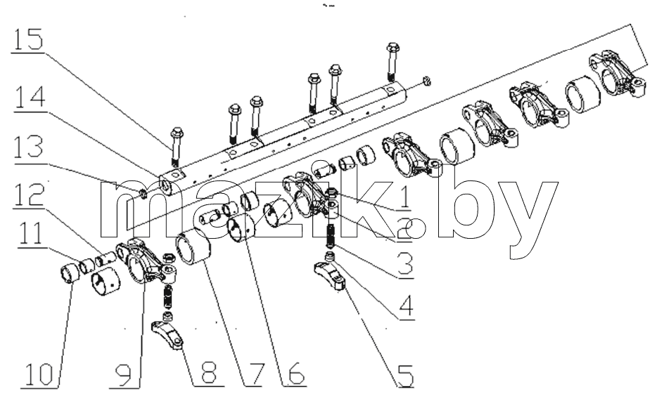  K6000-1007000 Valve Train Assembly