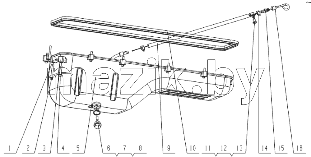 L30YA-1009000 Oil sump assembly