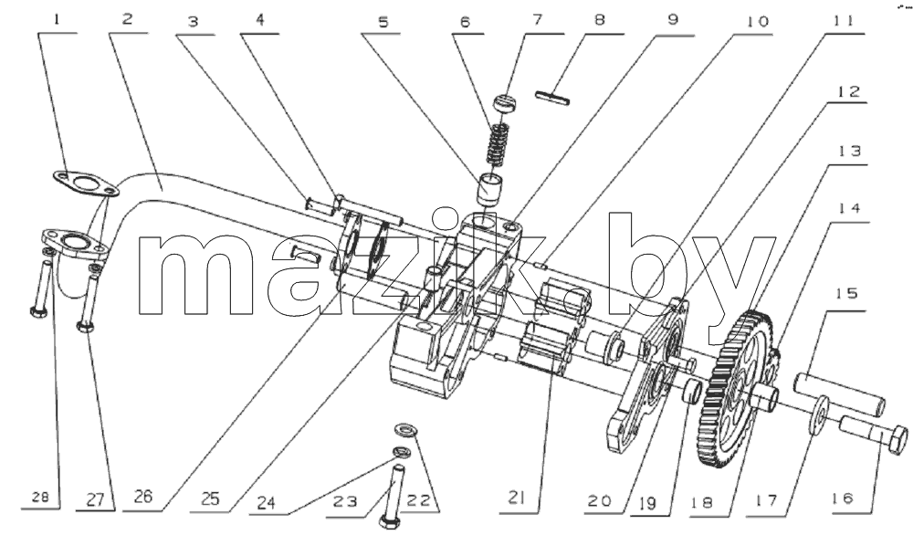 L30YA-1011000 Oil pump assembly