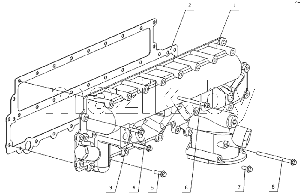 L3000-1013000C Oil cooler assembly