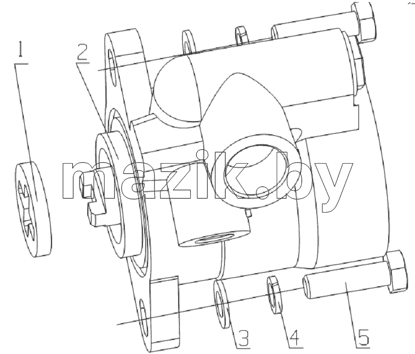 A3007-3407000 Steering pump assembly