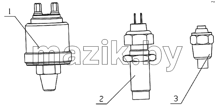 A35D1-3800000 Gauge and sensor assembly