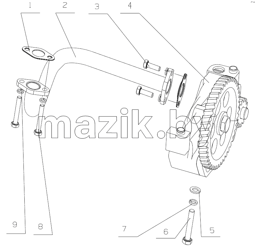  L30YA-1011000/04 Oil Pump Assembly