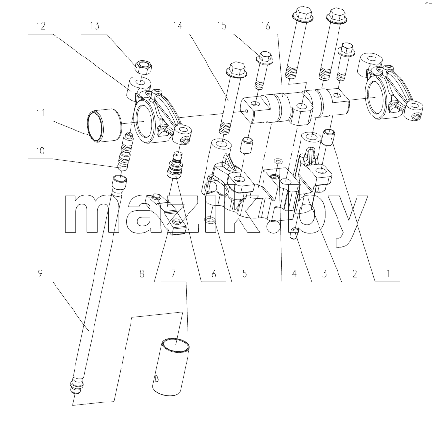  LN100-1007000/03 Valve Train System Assembly