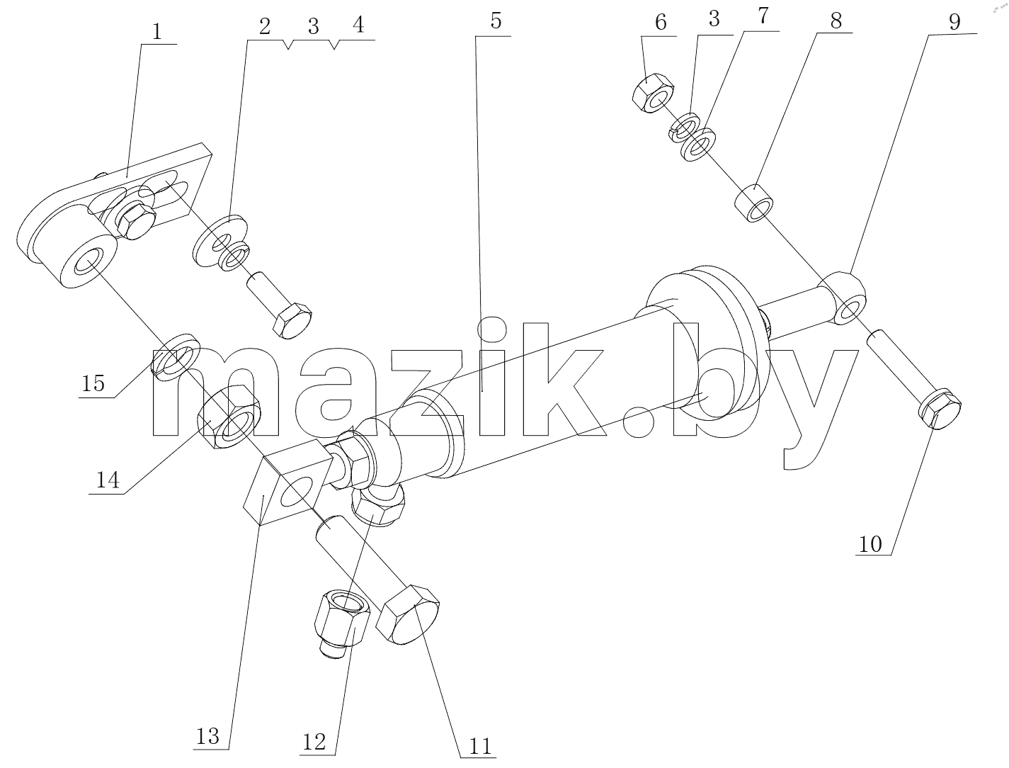  M36L1-1115000/09 Oil breaking mechanism assembly
