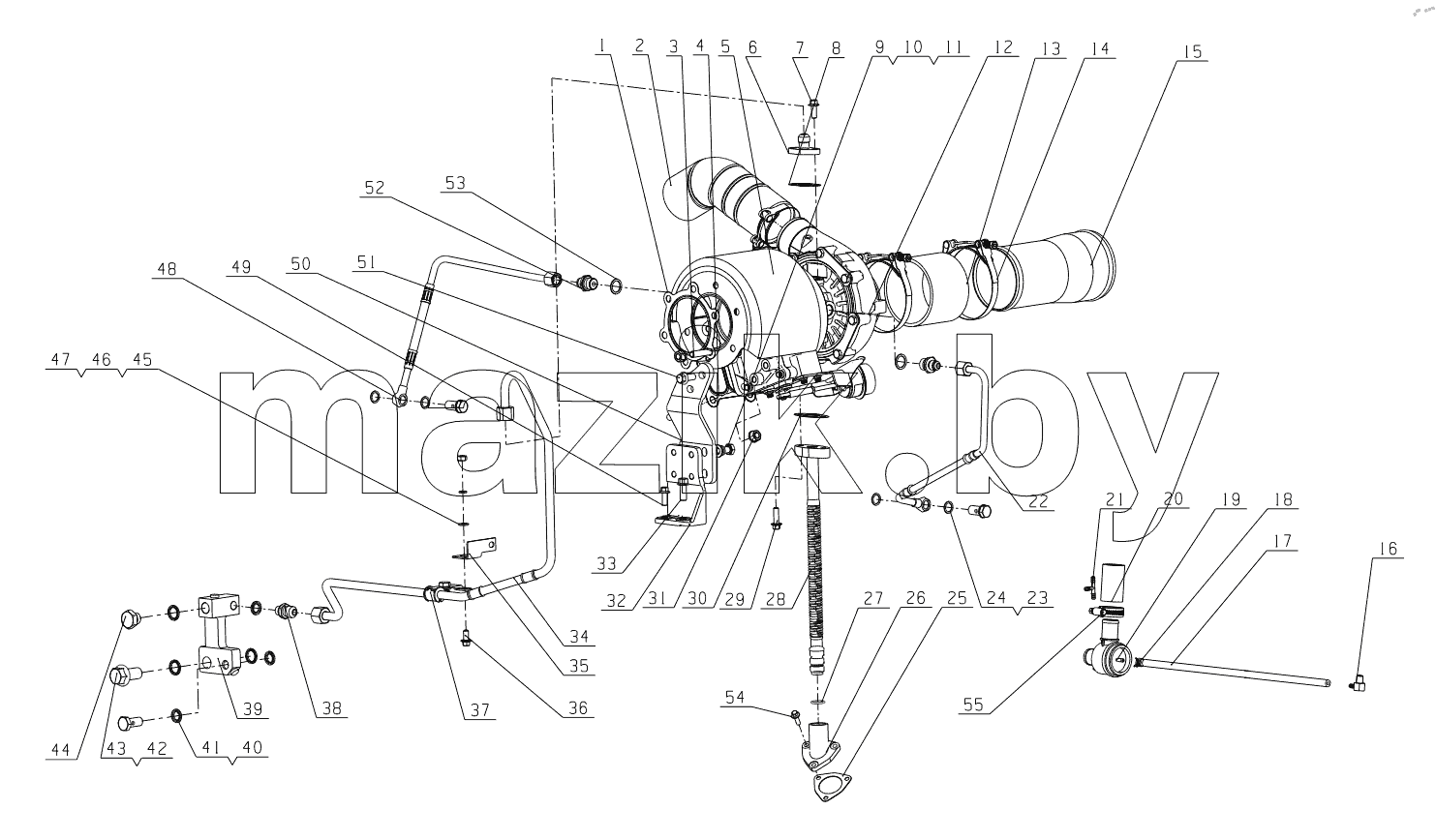 MY301-1118000/01 Turbocharger Assembly