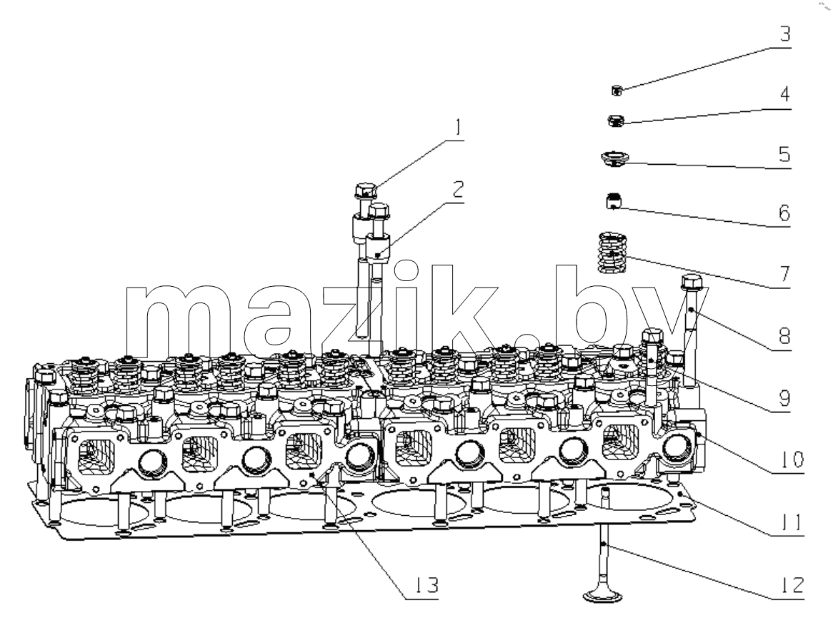  A70000-1003000 Cylinder Head cover Assembly