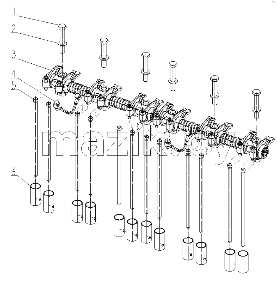  A6500-1007000 Valve Train Assembly