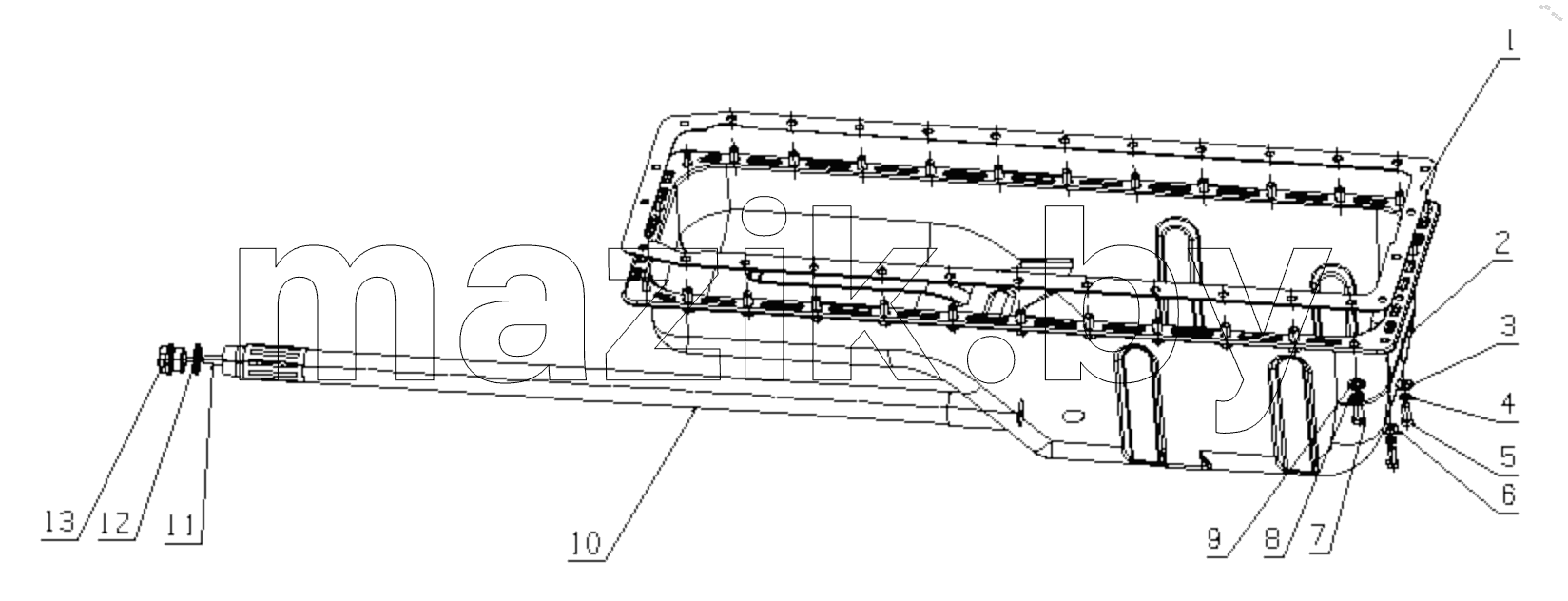  A7Y0S2-1009000 Oil Sump Assembly