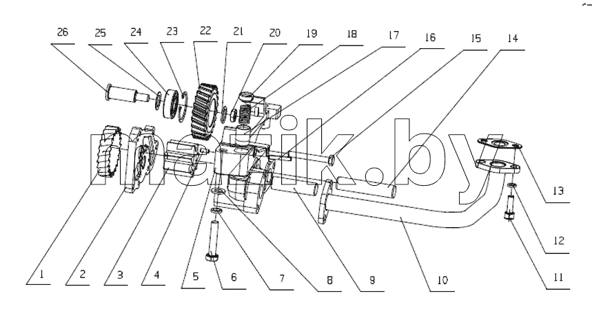 J5600-1011000 Масляный насос