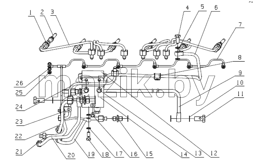 J5600-1104000 Топливные трубки
