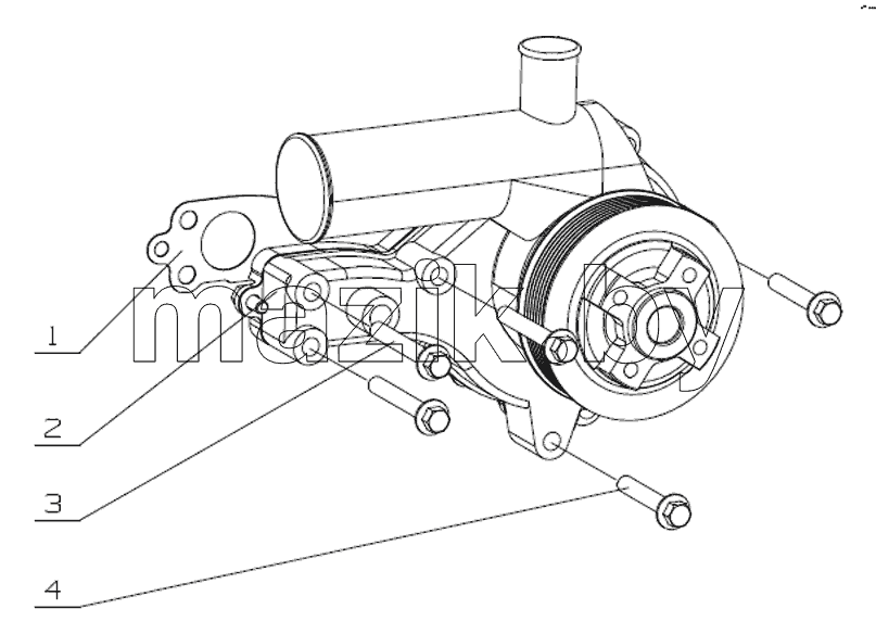 J5600-1307000 Водяная помпа