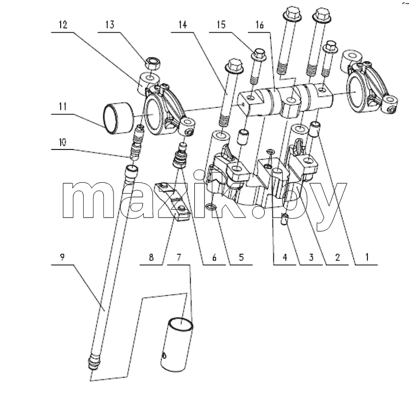 J5600-1007000 Клапанный механизм