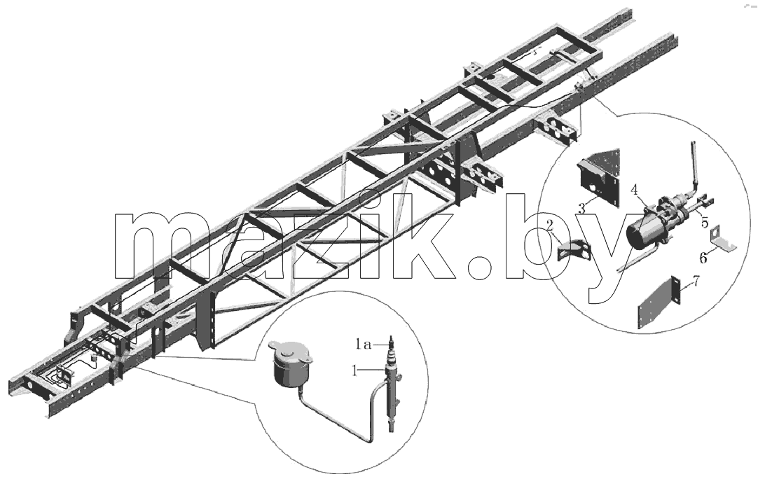 PA16-1602-03 Механизм управления сцеплением