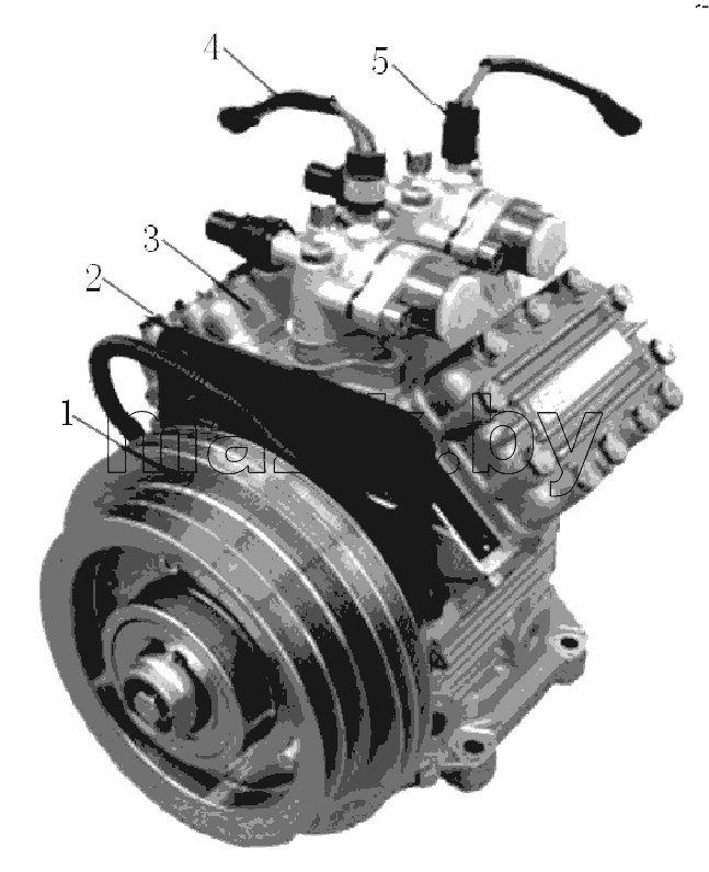 8126-00345 Комплект компрессор (4NFCY+2A2B)