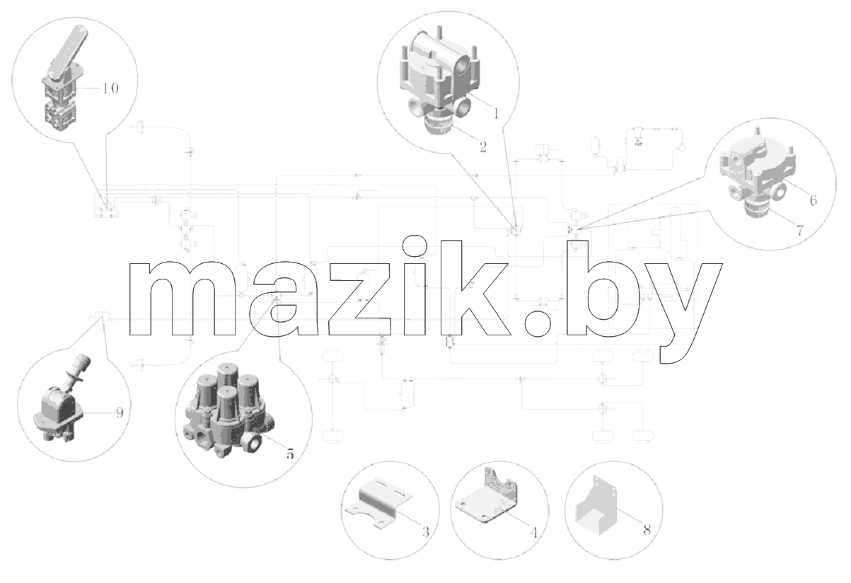 РА127-3570-01-М Клапаны в сборе
