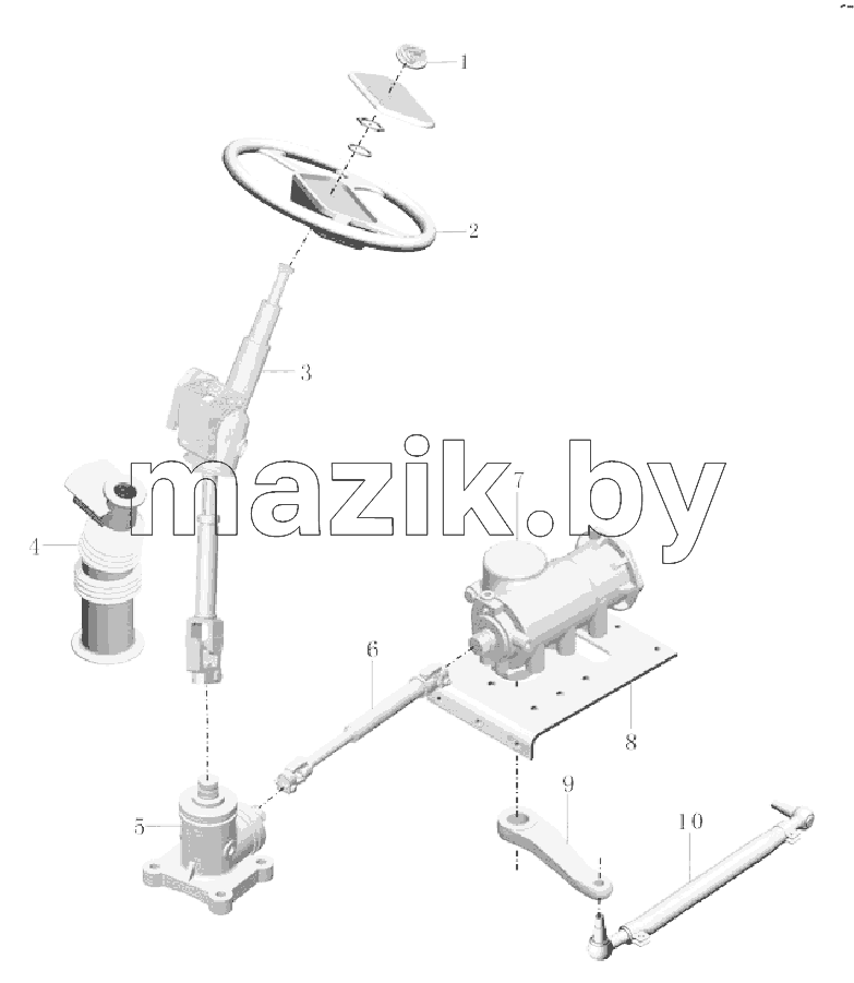 PA127-3400-01-M Главный агрегат рулевого управления