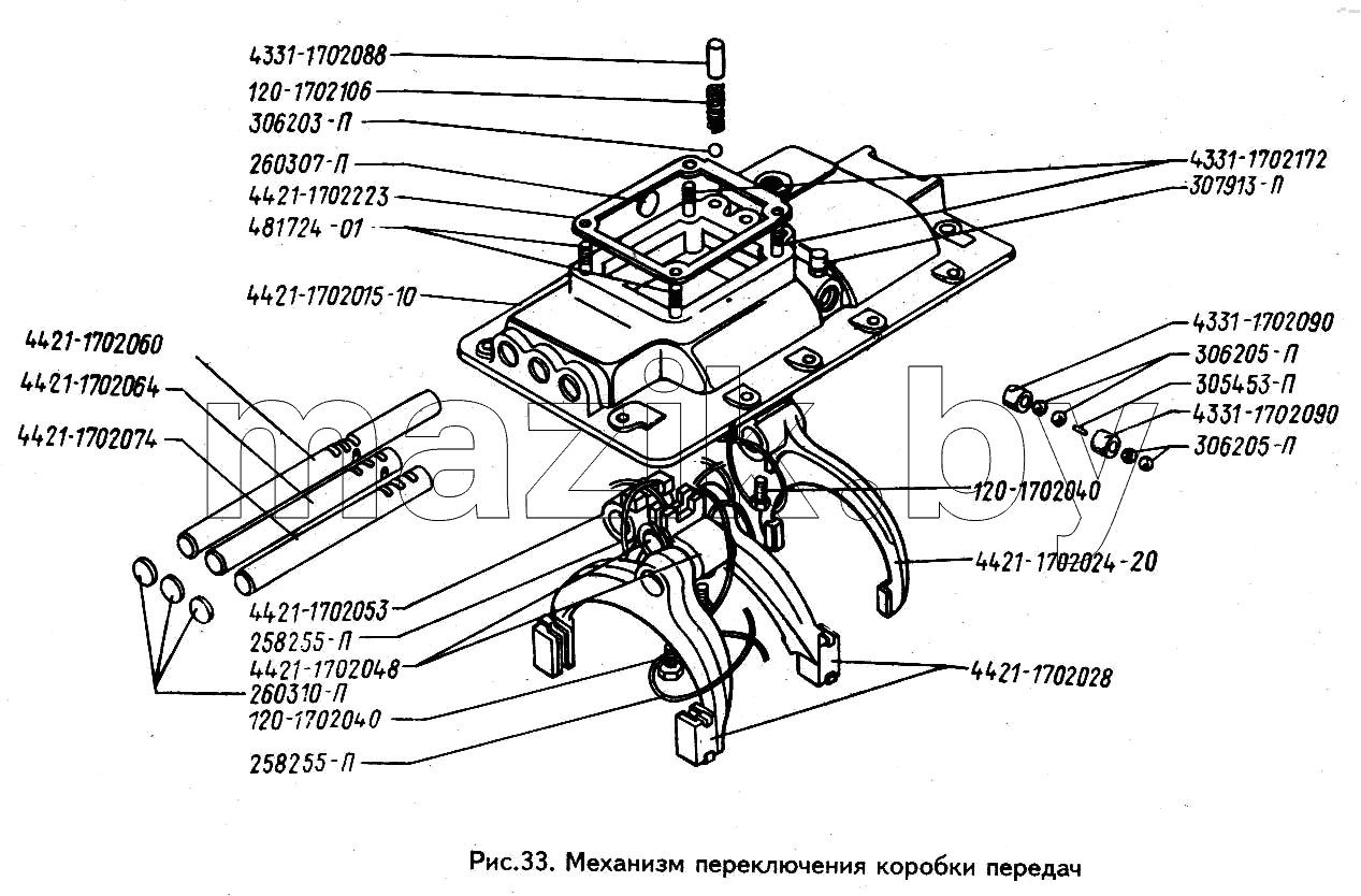Механизм переключения коробки передач
