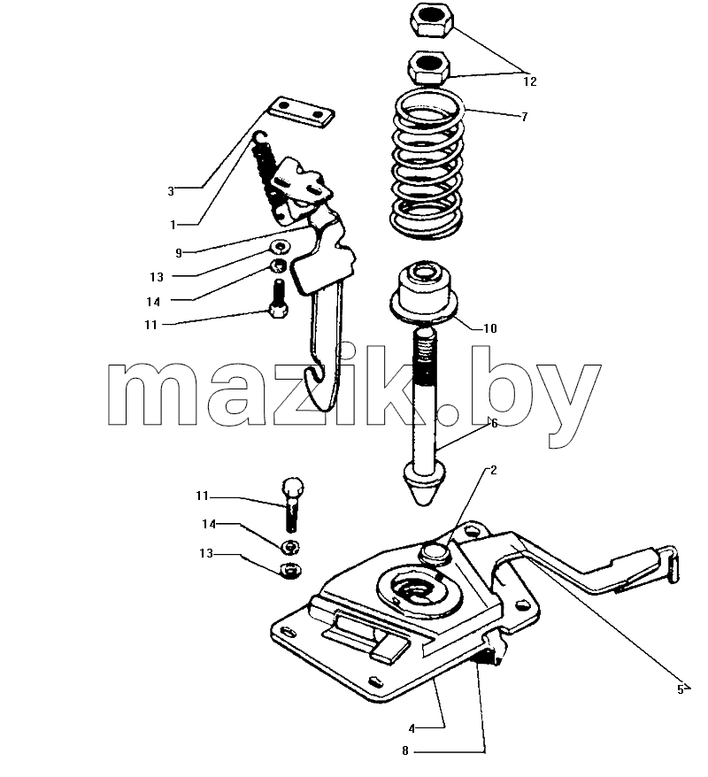 Запор капота