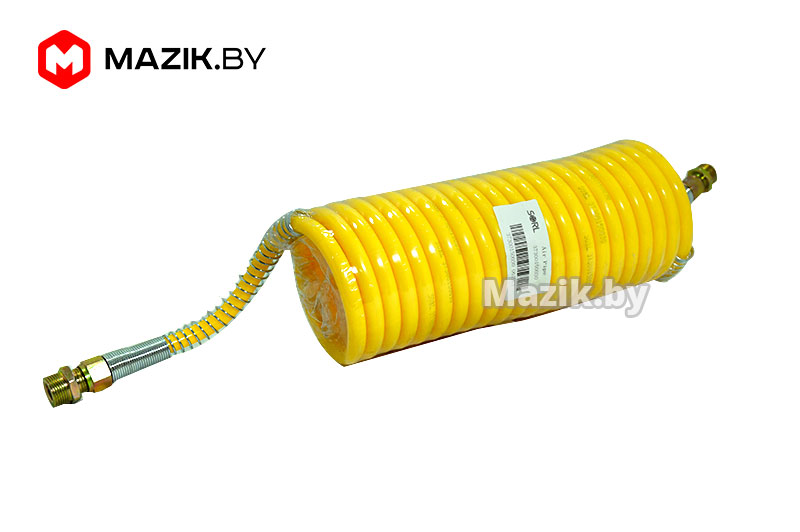 Шланг спиральный пневматический М22 (7,5м) желтый, SORL