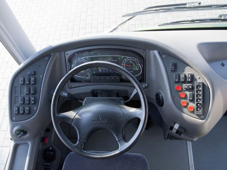 Символы выключателей и контрольных индикаторов панели автобусов МАЗ 1