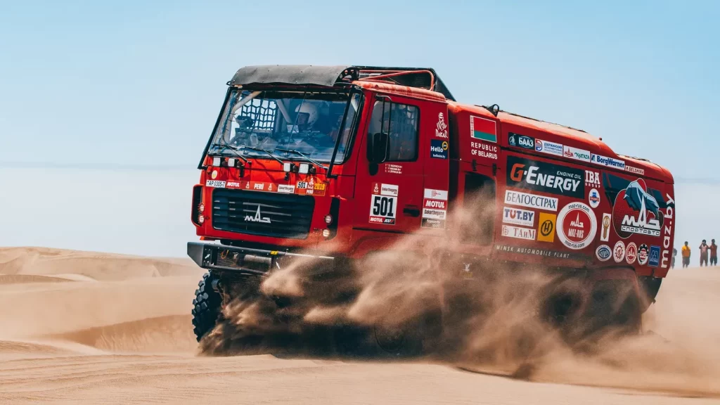 МАЗ-СПОРТавто  в пустыне